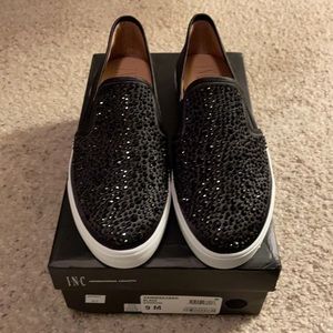 Inc Black Slip on sneakers